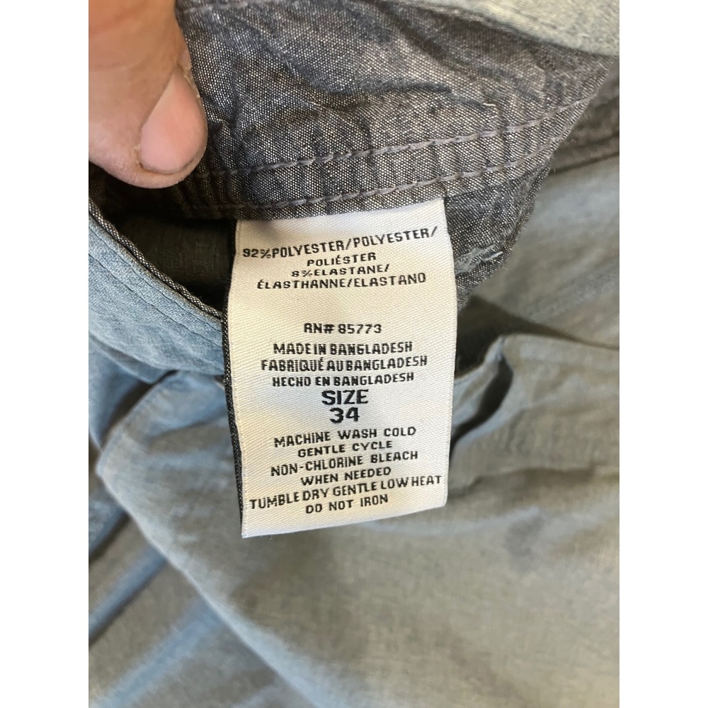 ONeill Hybrid Shorts Mens 34 Heather Gray Stretch Boardshorts Walkshorts 85773 - Picture 7 of 11